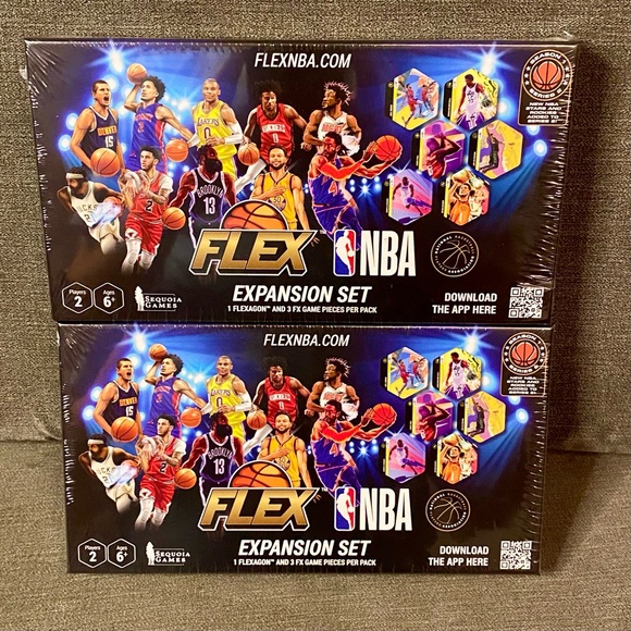 NBA FLEX Series 2 Expansion Booster Box Lot Of 2 NEW Unopened - Picture 1 of 6